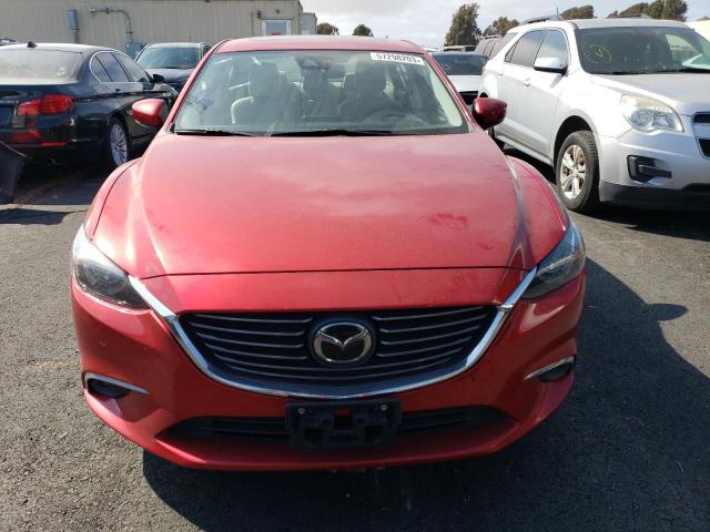 JM1GL1W57H1101282 - 2017 MAZDA 6 GRAND TOURING RED photo 5