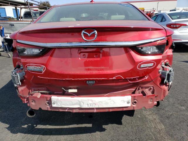 JM1GL1W57H1101282 - 2017 MAZDA 6 GRAND TOURING RED photo 6