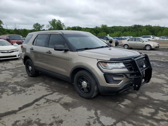 1FM5K8AR0GGC07903 - 2016 FORD EXPLORER POLICE INTERCEPTOR 棕色 照片 4