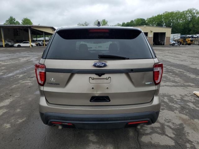 1FM5K8AR0GGC07903 - 2016 FORD EXPLORER POLICE INTERCEPTOR 棕色 照片 6