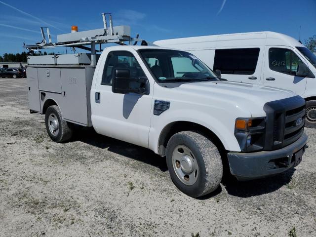 1FDSF30588EC15642 - 2008 FORD F350 SRW SUPER DUTY WHITE photo 4