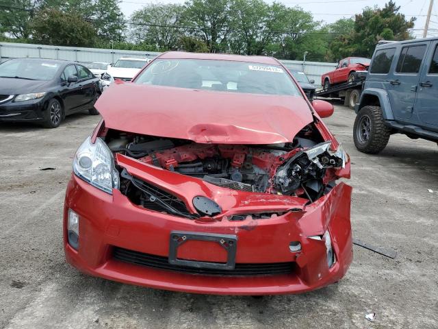 JTDKN3DU2A0162271 - 2010 TOYOTA PRIUS RED photo 5