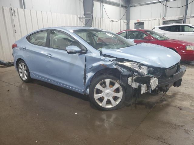 KMHDH4AE1BU124412 - 2011 HYUNDAI ELANTRA GLS BLUE photo 4