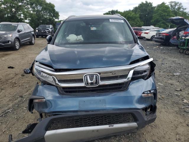 5FNYF6H65MB007840 - 2021 HONDA PILOT TOURING BLUE photo 5