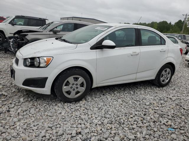 1G1JA5SH4F4165108 - 2015 CHEVROLET SONIC LS WHITE photo 1