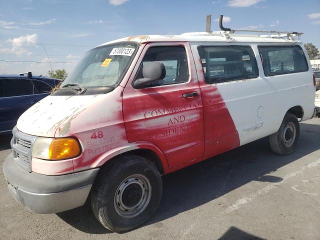 2B4JB25Y5YK156826 - 2000 DODGE RAM WAGON B2500 WHITE photo 1