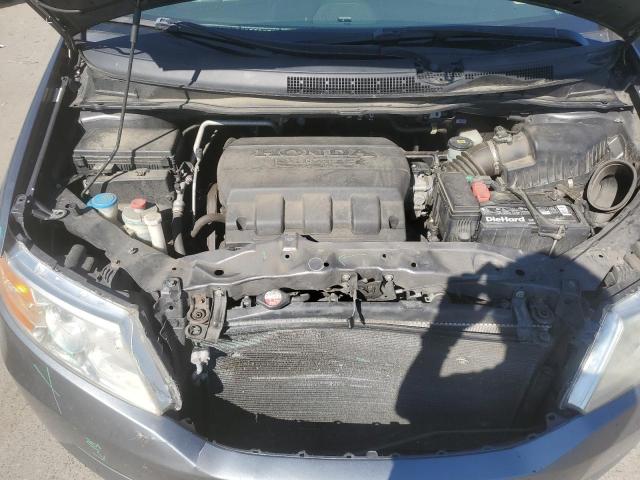 5FNRL5H60CB137630 - 2012 HONDA ODYSSEY EXL GRAY photo 12