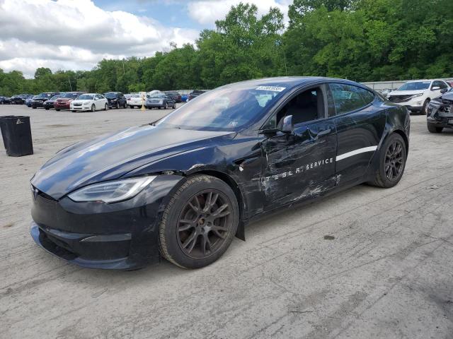 5YJSA1E52MF428241 - 2021 TESLA MODEL S BLACK photo 1