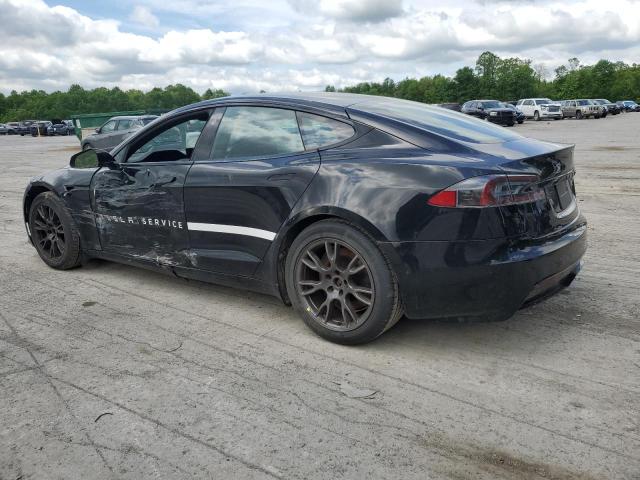 5YJSA1E52MF428241 - 2021 TESLA MODEL S BLACK photo 2