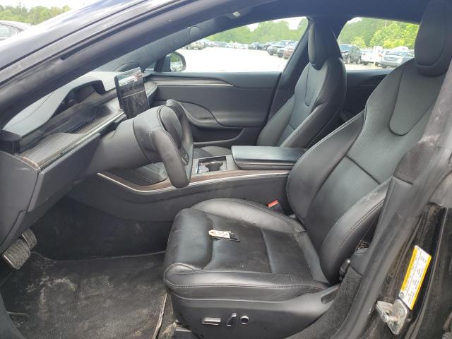 5YJSA1E52MF428241 - 2021 TESLA MODEL S BLACK photo 7
