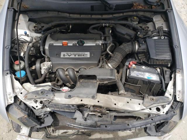 1HGCS12838A013171 - 2008 HONDA ACCORD EXL SILVER photo 11