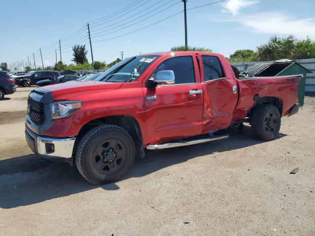 5TFUY5F15MX047206 - 2021 TOYOTA TUNDRA DOUBLE CAB SR/SR5 RED photo 1