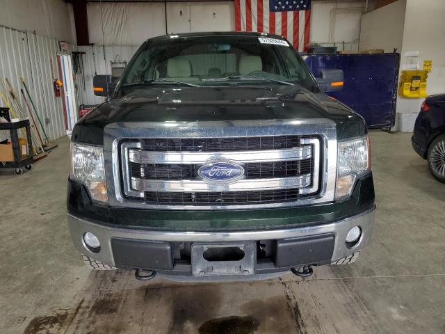 1FTFW1EF1DFB10618 - 2013 FORD F150 SUPERCREW GREEN photo 5