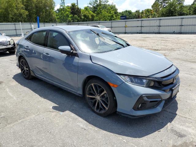 SHHFK7H40MU200418 - 2021 HONDA CIVIC SPORT GRAY photo 4