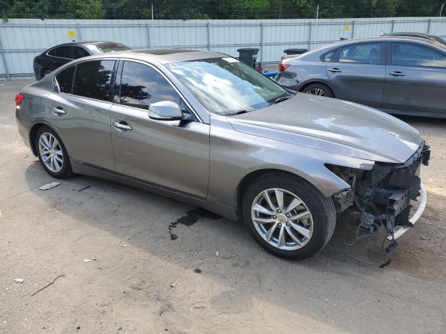 JN1EV7AP3HM744534 - 2017 INFINITI Q50 PREMIUM SILVER photo 4