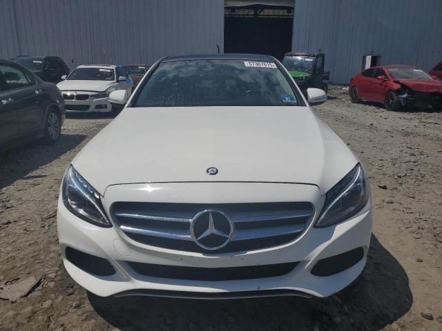 55SWF4KB0FU038304 - 2015 MERCEDES-BENZ C 300 4MATIC WHITE photo 5