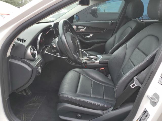 55SWF4KB0FU038304 - 2015 MERCEDES-BENZ C 300 4MATIC WHITE photo 7