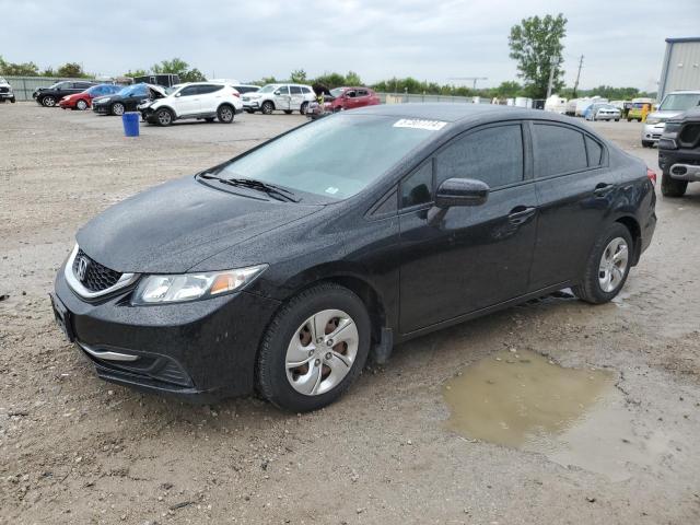 2HGFB2F58FH502568 - 2015 HONDA CIVIC LX BLACK photo 1