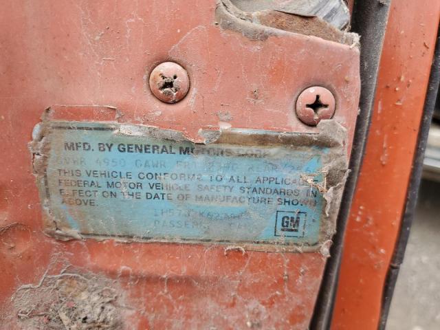 1H57J2K627823 - 1972 CHEVROLET MONTECARLO ORANGE photo 12