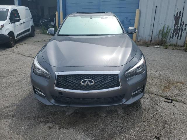 JN1BV7AR5FM421961 - 2015 INFINITI Q50 BASE GRAY photo 5