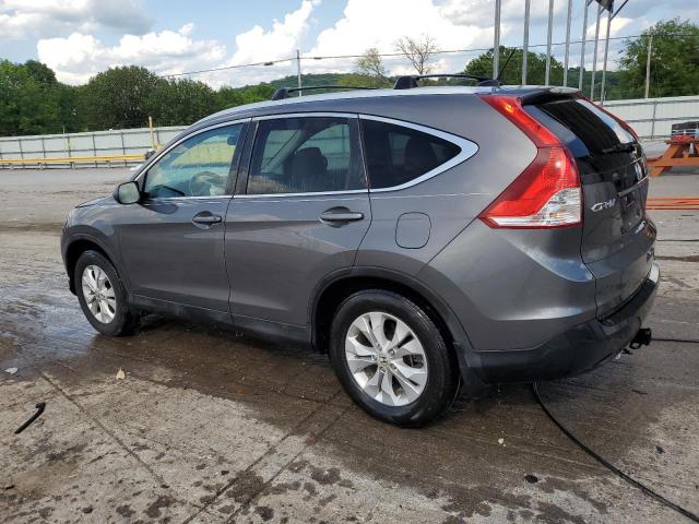 2HKRM4H78DH686558 - 2013 HONDA CR-V EXL GRAY photo 2