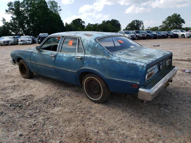 6X92L125177 - 1976 FORD MAVERICK BLUE photo 2