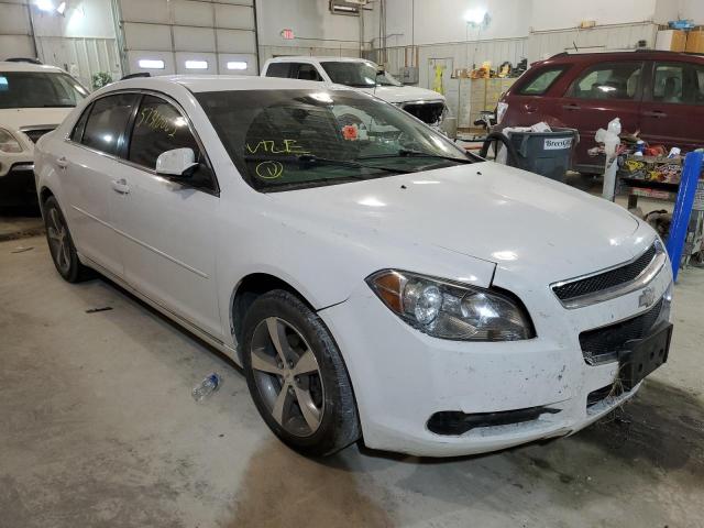 1G1ZC5E18BF209380 - 2011 CHEVROLET MALIBU 1LT WHITE photo 1