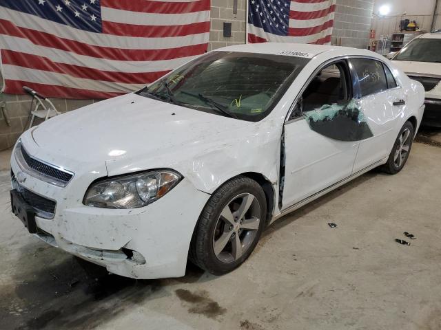 1G1ZC5E18BF209380 - 2011 CHEVROLET MALIBU 1LT WHITE photo 2