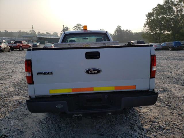 1FTRF12258KB80652 - 2008 FORD F-150 WHITE photo 6