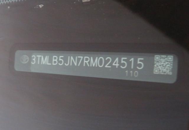 3TMLB5JN7RM024515 - 2024 TOYOTA TACOMA DOUBLE CAB Gris photo 10