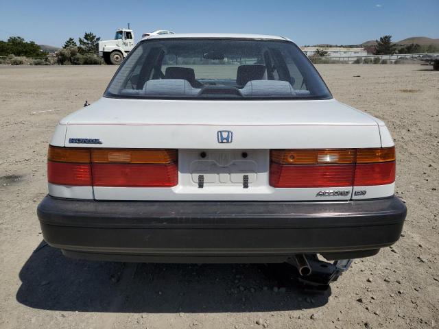 JHMCB7648LC018998 - 1990 HONDA ACCORD DX WHITE photo 6