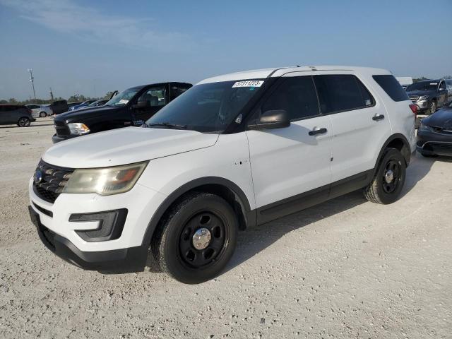 1FM5K8AR6GGB35749 - 2016 FORD EXPLORER POLICE INTERCEPTOR WHITE photo 1