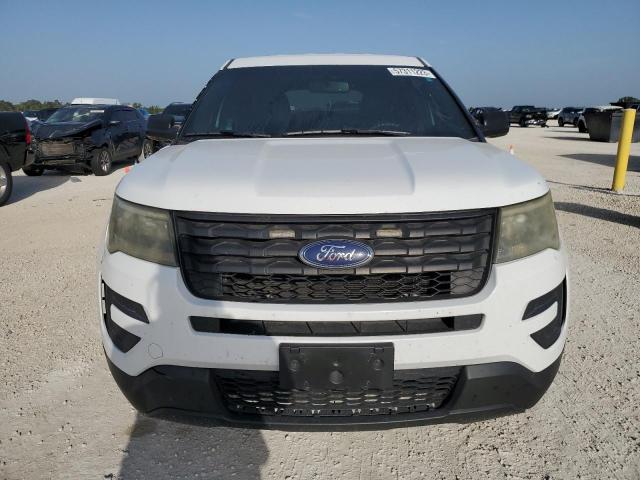 1FM5K8AR6GGB35749 - 2016 FORD EXPLORER POLICE INTERCEPTOR WHITE photo 5