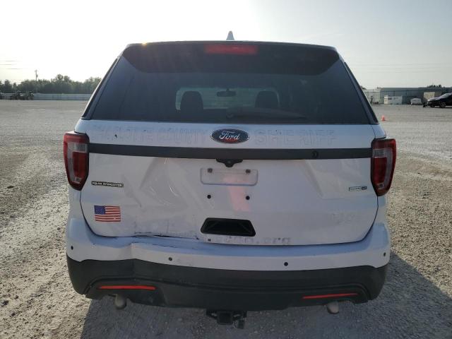 1FM5K8AR6GGB35749 - 2016 FORD EXPLORER POLICE INTERCEPTOR WHITE photo 6