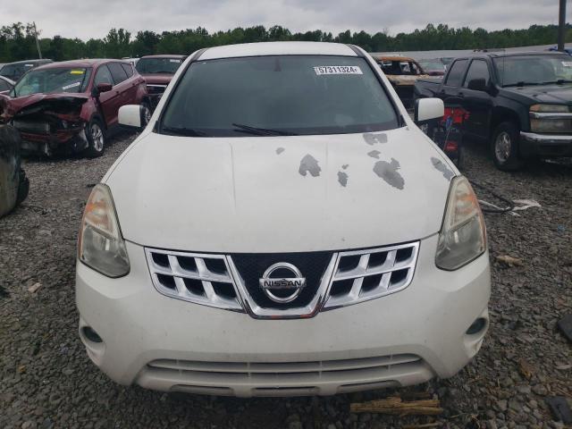 JN8AS5MV1DW651937 - 2013 NISSAN ROGUE S WHITE photo 5