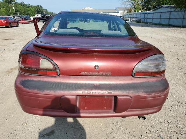 1G2WK52J01F129124 - 2001 PONTIAC GRAND PRIX SE 勃艮第红 照片 6