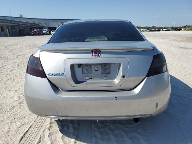 2HGFG12616H555316 - 2006 HONDA CIVIC LX SILVER photo 6