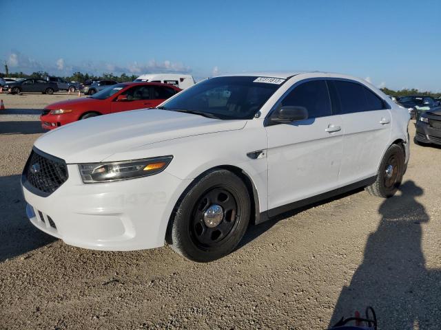 1FAHP2MK5EG185477 - 2014 FORD TAURUS POLICE INTERCEPTOR WHITE photo 1