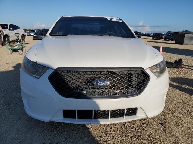 1FAHP2MK5EG185477 - 2014 FORD TAURUS POLICE INTERCEPTOR WHITE photo 5