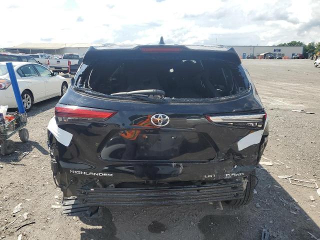 5TDFZRBH1MS159989 - 2021 TOYOTA HIGHLANDER PLATINUM BLACK photo 6