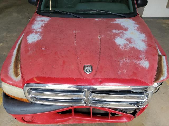 1B7FL26P8VS130332 - 1997 DODGE DAKOTA RED photo 11