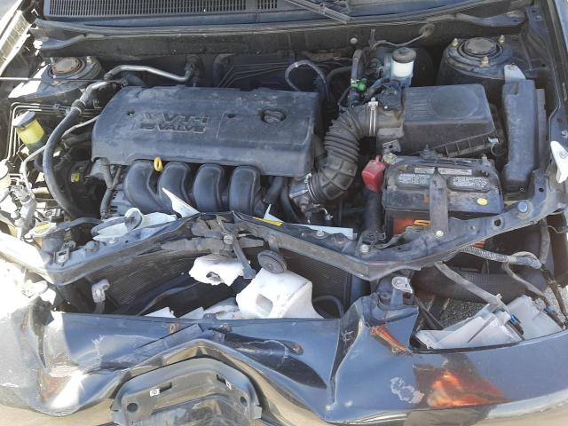 2T1KR32E55C336409 - 2005 TOYOTA COROLLA MA XR BLACK photo 11