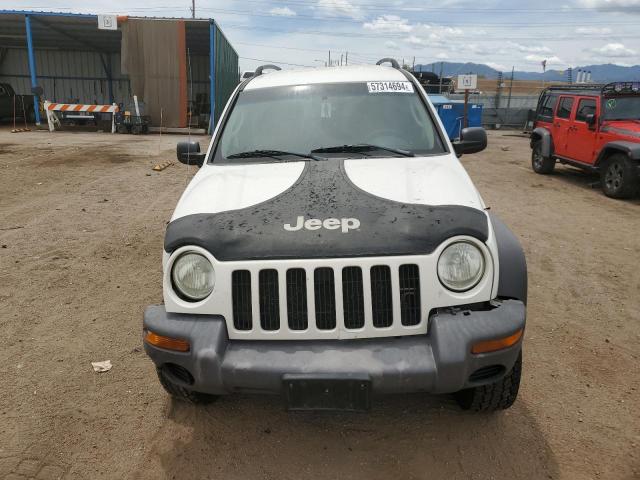 1J4GL48K53W535503 - 2003 JEEP LIBERTY SPORT WHITE photo 5