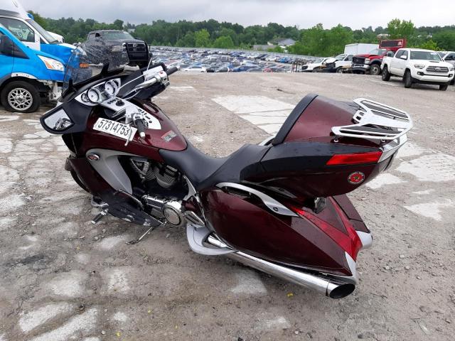 5VPSD36D093000246 - 2009 VICTORY MOTORCYCLES VISION TOURING BURGUNDY photo 3