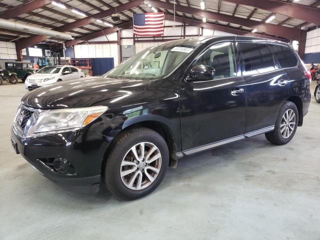 5N1AR2MM6EC694312 - 2014 NISSAN PATHFINDER S BLACK photo 1
