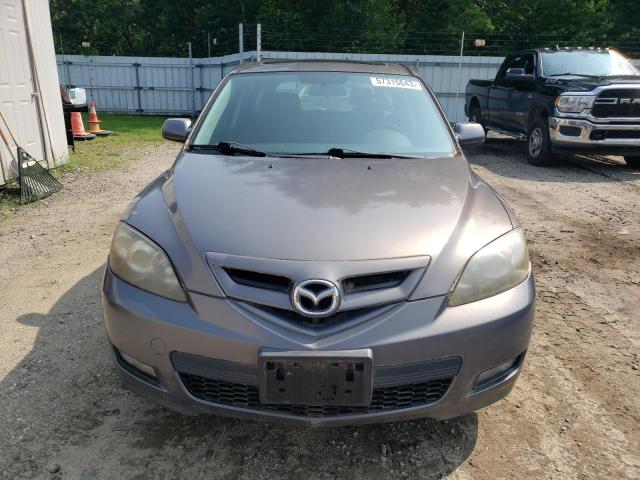 JM1BK344371736355 - 2007 MAZDA 3 HATCHBACK GRAY photo 5