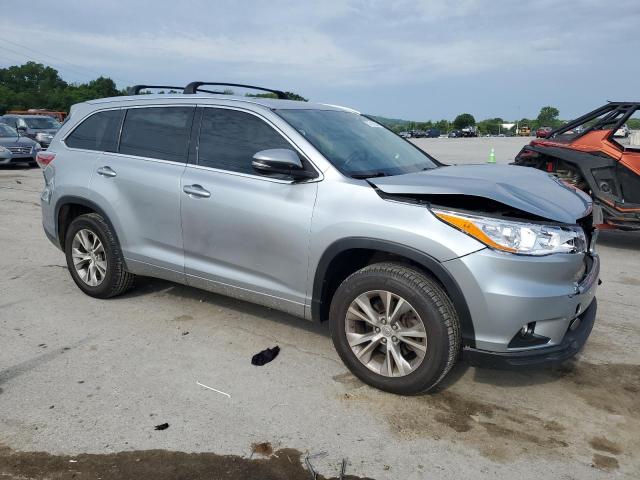 5TDKKRFH7FS101000 - 2015 TOYOTA HIGHLANDER XLE Gümüş foto 4