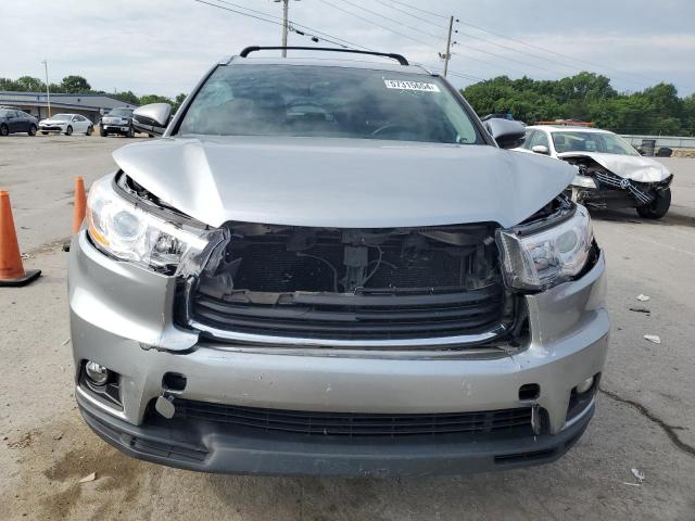 5TDKKRFH7FS101000 - 2015 TOYOTA HIGHLANDER XLE SILVER photo 5