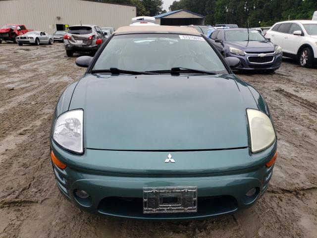 4A3AE45G34E059763 - 2004 MITSUBISHI ECLIPSE SPYDER GS GREEN photo 5