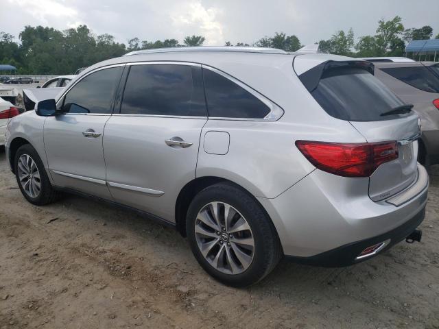 5FRYD4H47FB029445 - 2015 ACURA MDX TECHNOLOGY SILVER photo 2